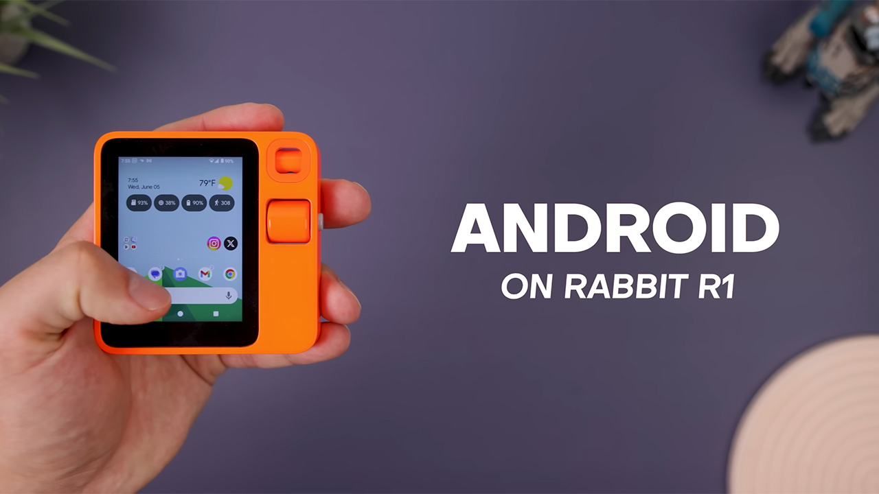 Rabbit R1 running Android System