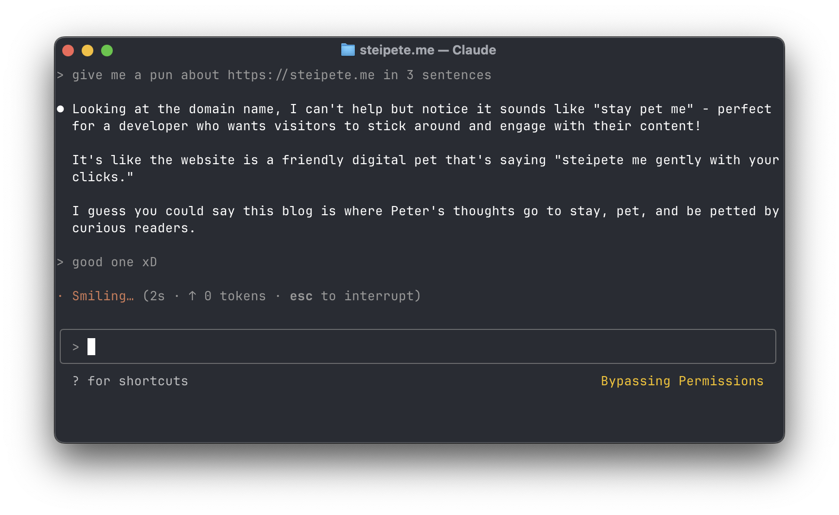 Peter Steinberger showing off a terminal interface in 2025, filled with Matrix-like vibes