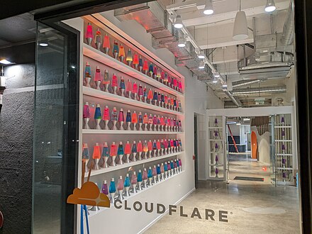 Cloudflare's wall of lava lamps full of geeky romance. This isn't just decoration; it's a source of cryptographic entropy.