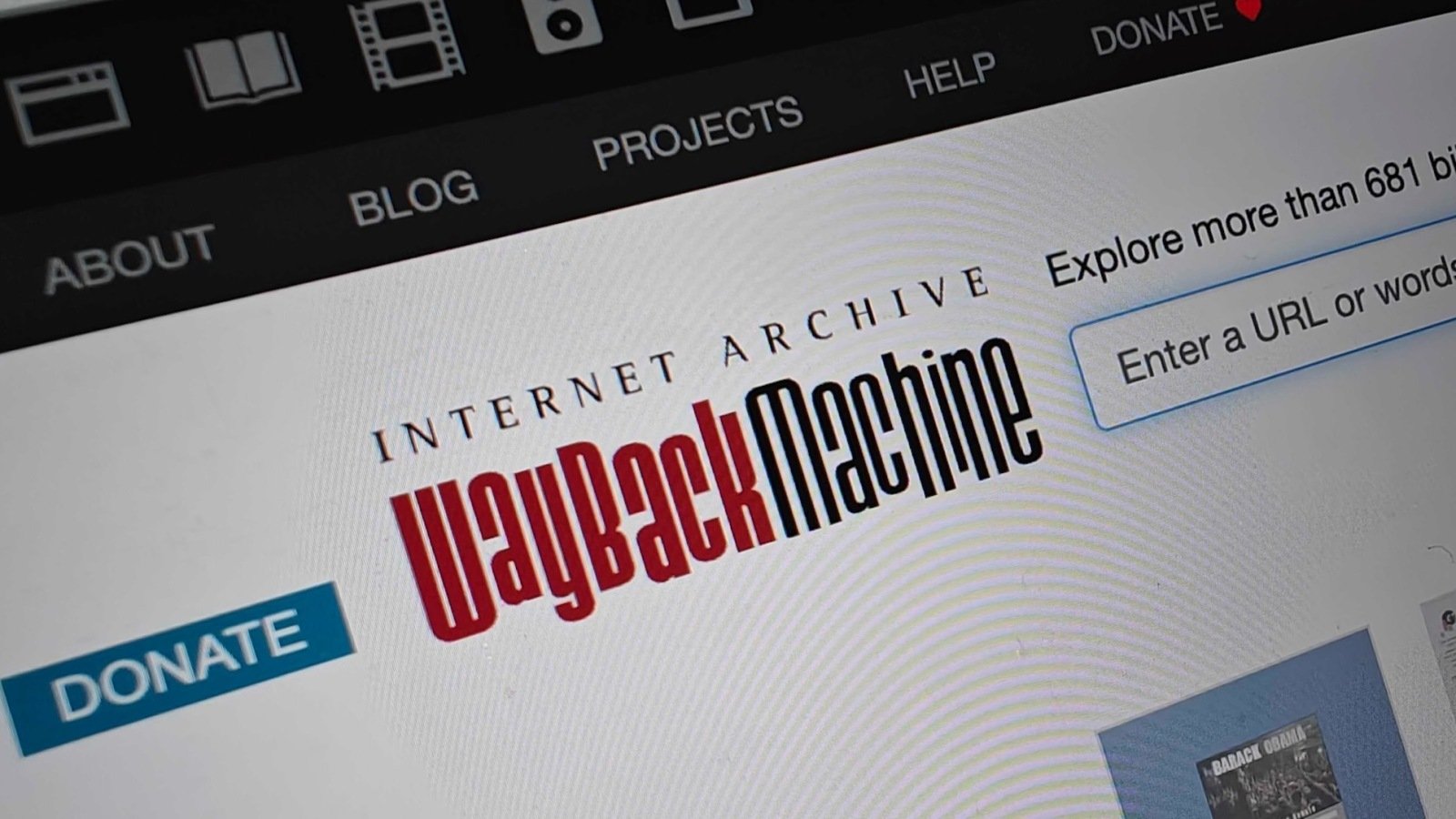 Internet Archive Wayback Machine