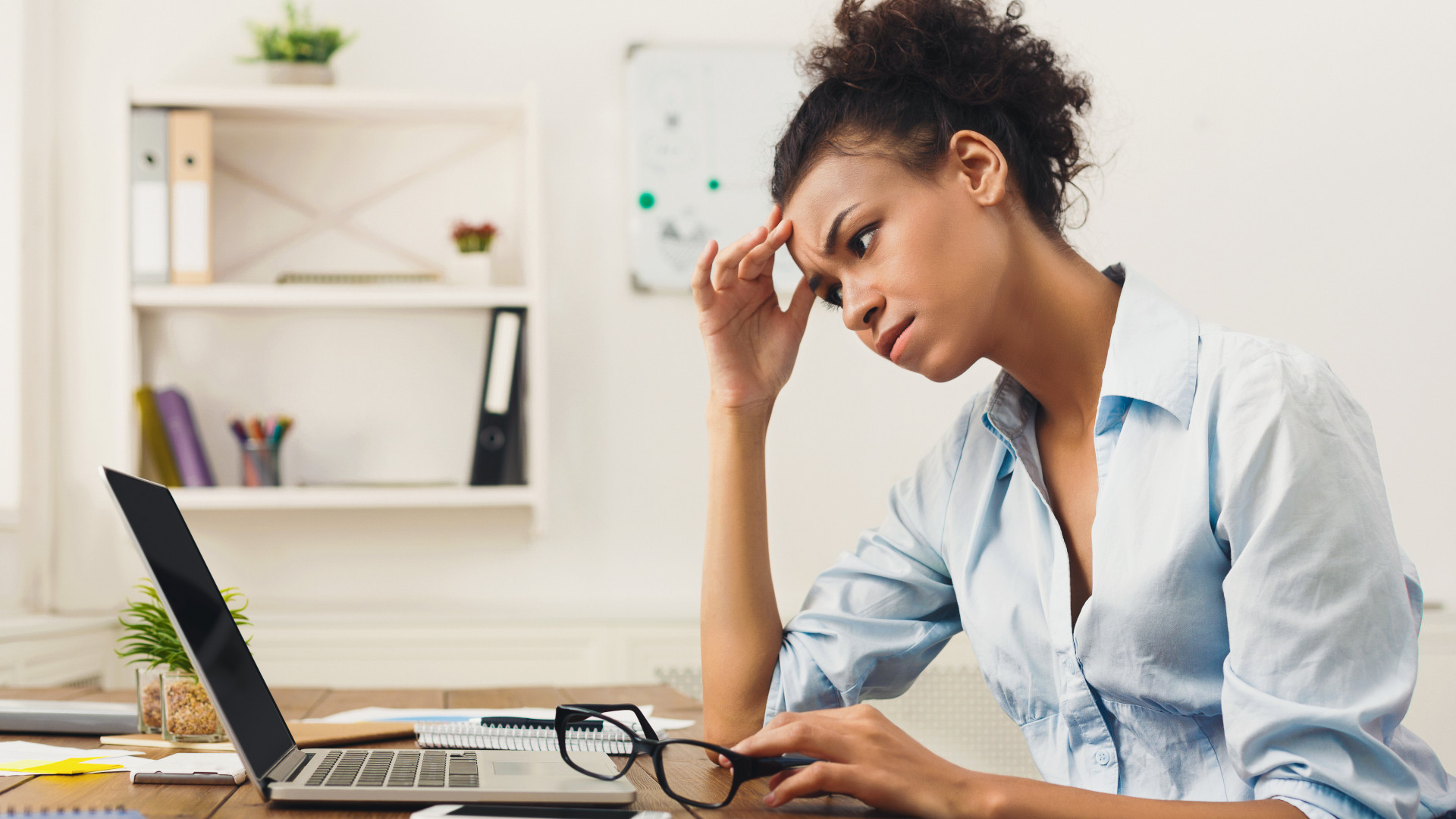 The real agony on a human's face when dealing with a machine's nonsense
