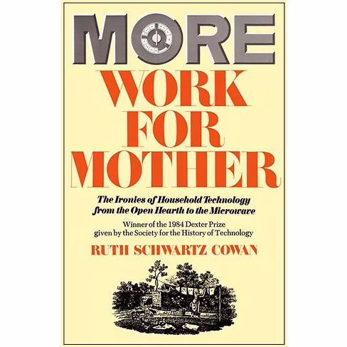 The book More Work For Mother saw through this paradox long ago