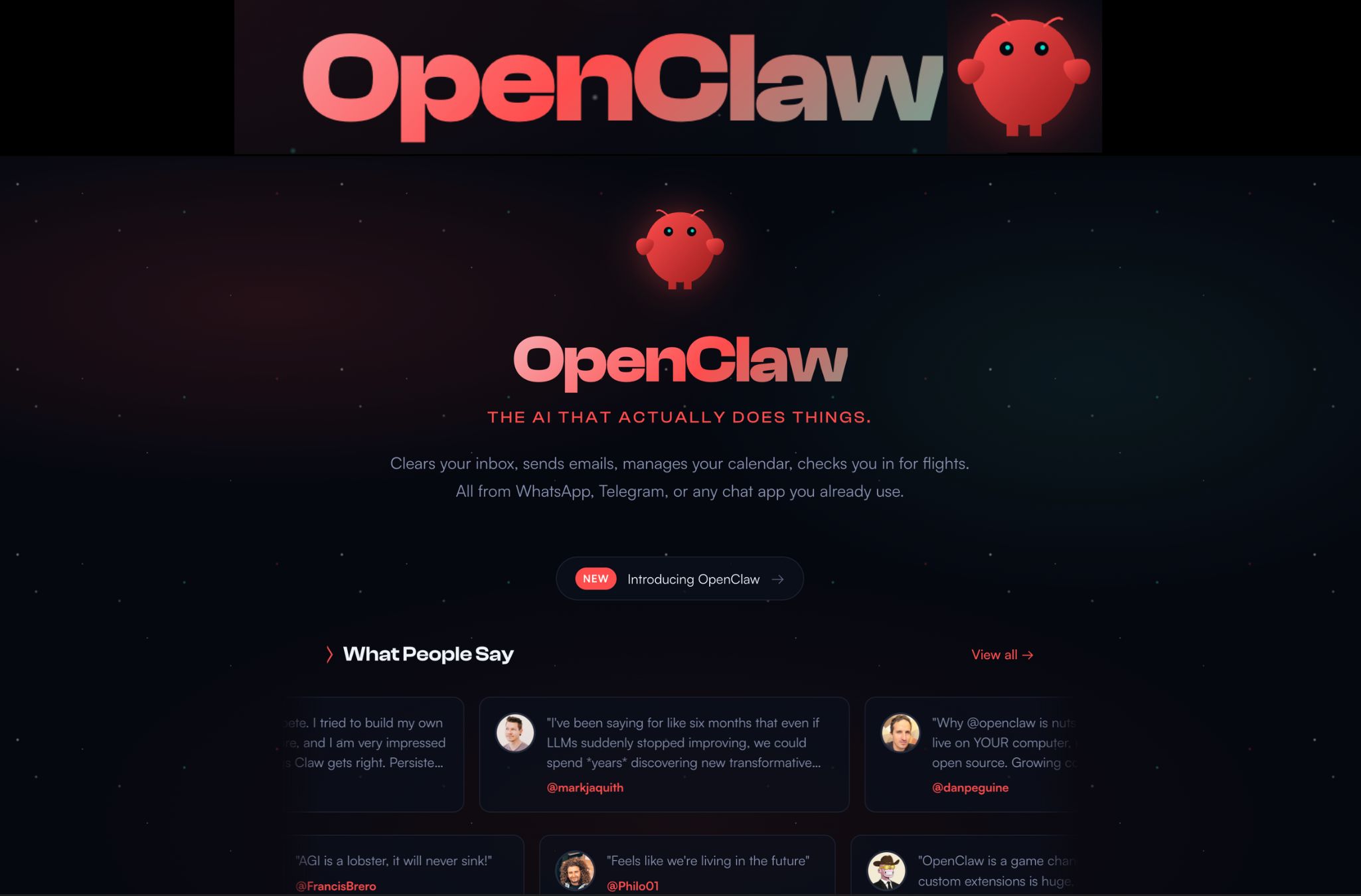 A visual record of the naming saga: from Clawdbot to Moltbot to OpenClaw