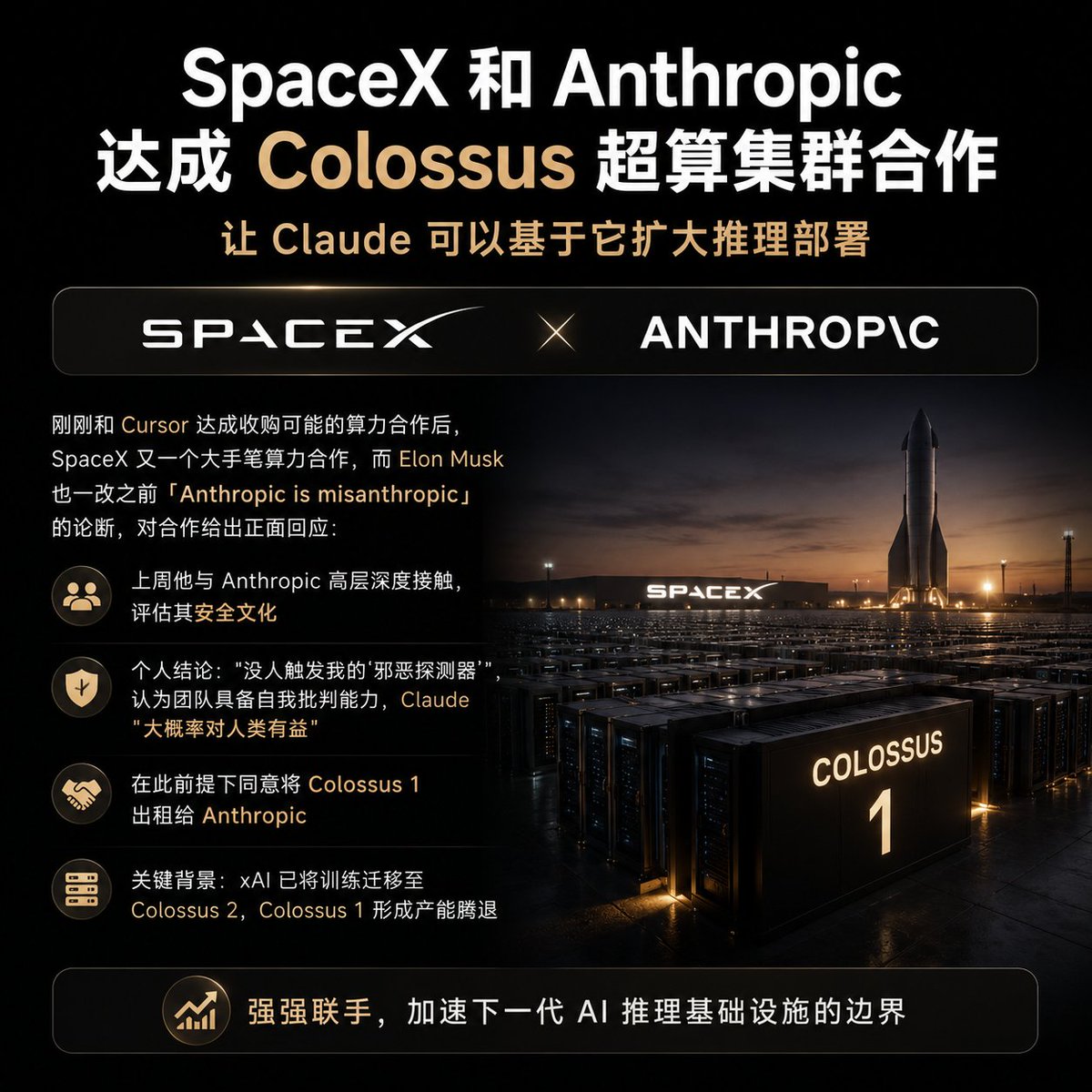 Looking at this picture of a rocket standing next to the Colossus supercomputer, you'll understand just how power-hungry modern AI is